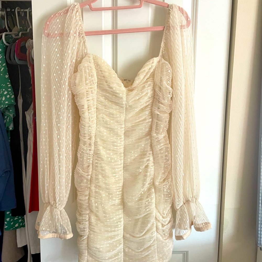 SOLD Ivory fashion nova dress